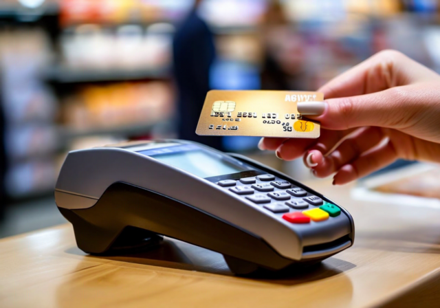 NFC payment terminal contactless tap